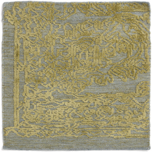 Relic verdigris custom hand knotted rugs classic style