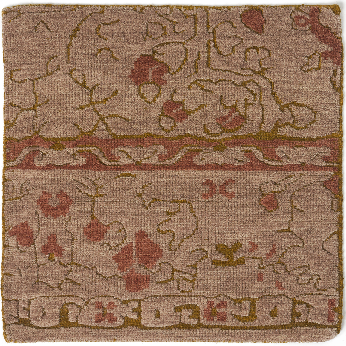 Heirloom rouge custom hand knotted rugs classic style